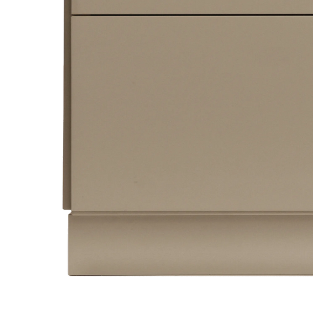 String Relief Sockel 123 cm Beige – Untergestell für die Relief Kommode