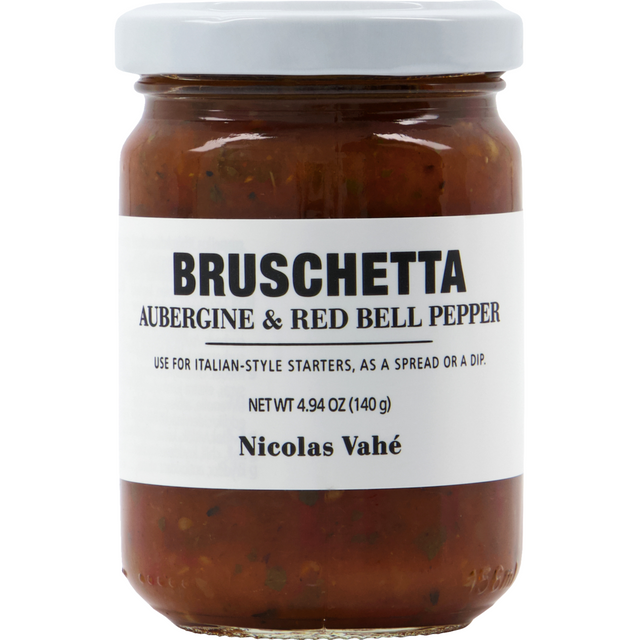 Bruschetta Aufstrich aus Aubergine und rote Paprika - Nicolas Vahé