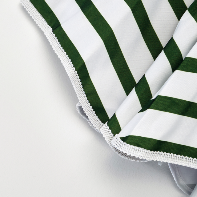 Sonnenschirm Oktogon Grün/Weiß - House Doctor