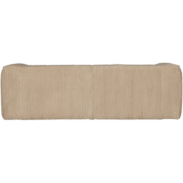 3,5 Sitzer Sofa Bean Ribcord Travertin - WOOOD