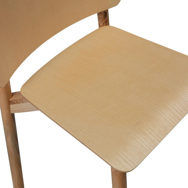 Esszimmerstuhl Holz Karel (2er Set) - Woood