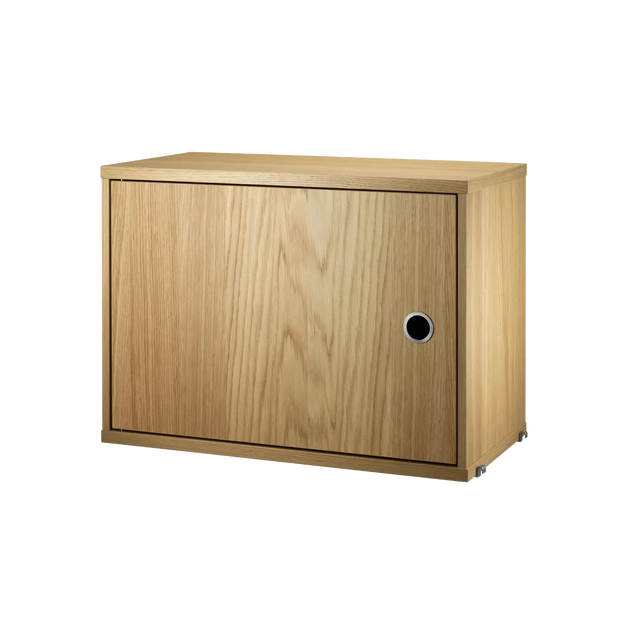 String Schrank mit Schwenktür 58×30cm Eiche – Hängeschrank für das String Regal