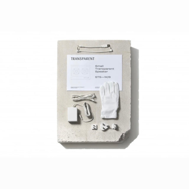 Transparent Speaker Small Weiß - Bluetooth Lautsprecher Box