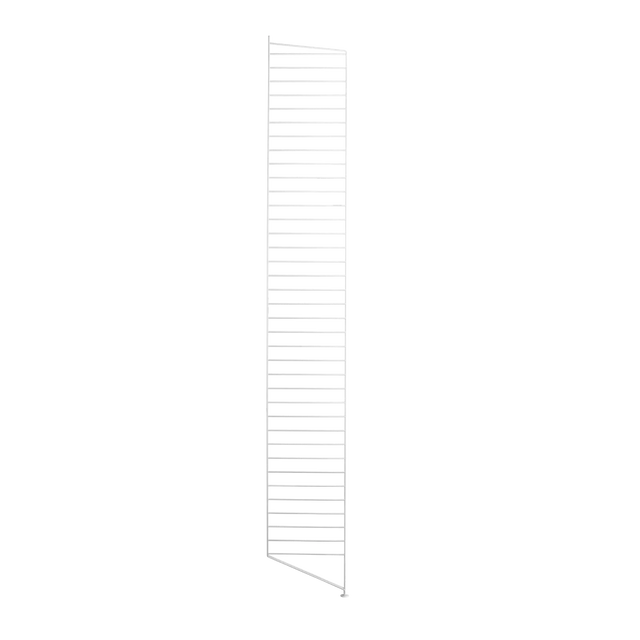 String Bodenleiter 200×30cm Weiß einzeln – Regalleiter String Furniture
