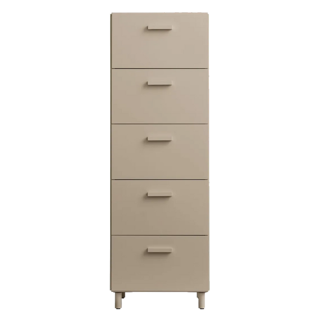 String Relief Kommode hoch Beige – Designer Kommode von TAF Studio