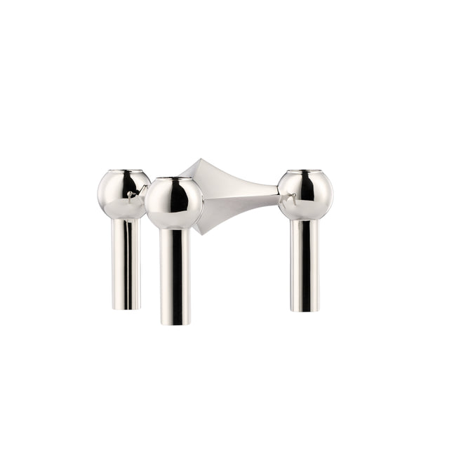 Kerzenhalter Chrom - Stoff Nagel