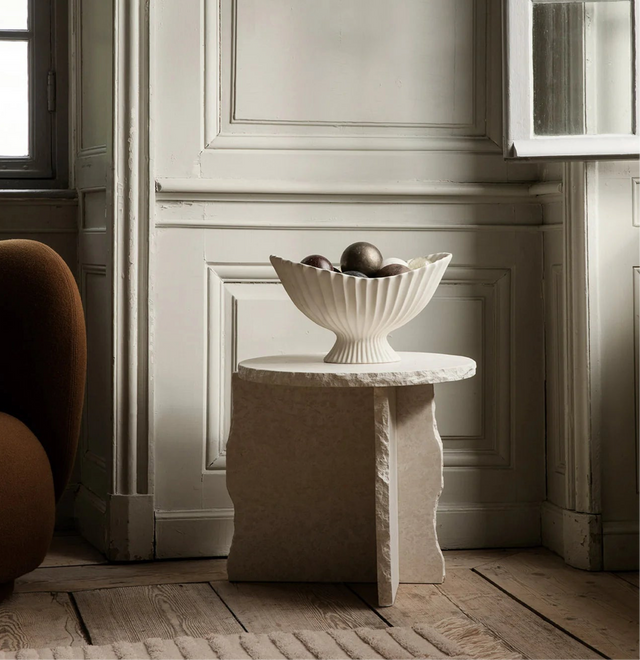 Dekoschale Fountain L off-white - ferm LIVING