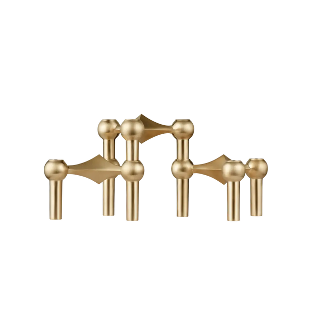 Kerzenhalter 3er Set - Stoff Nagel