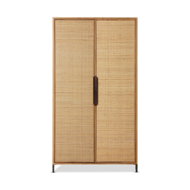 Design Schrank Pioneer aus Rattan - HK Living