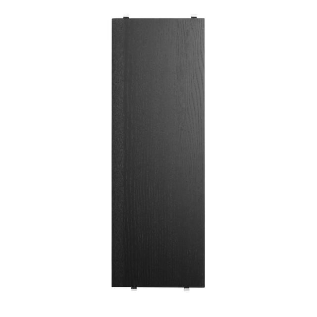String Regalboden 58×20cm Esche Schwarz – Regalboden für das String Regalsystem
