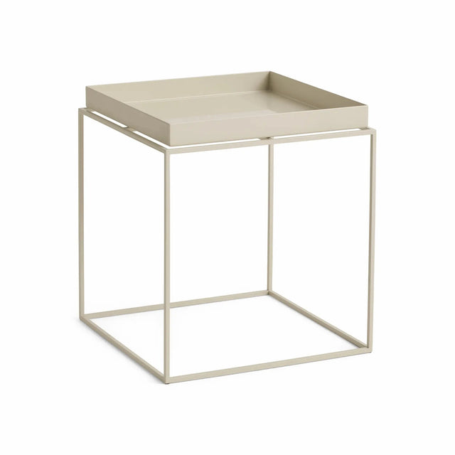 Beistelltisch Tray Table HAY Warm Beige 40x40x44cm