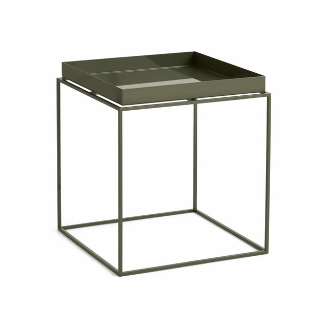 Beistelltisch Tray Table HAY Olive Green 40x40x44cm