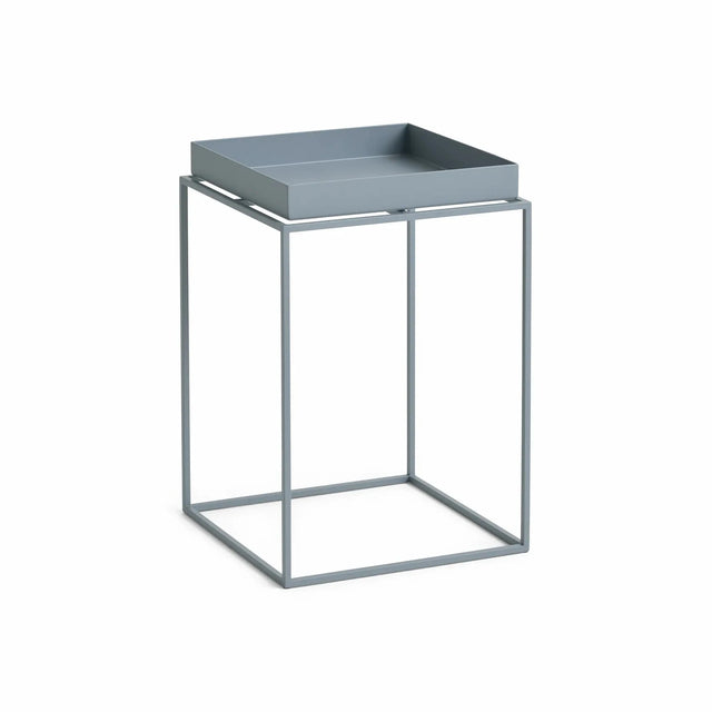 Nachttisch Tray Table HAY Pigeon Blue hoch 30x30x44cm