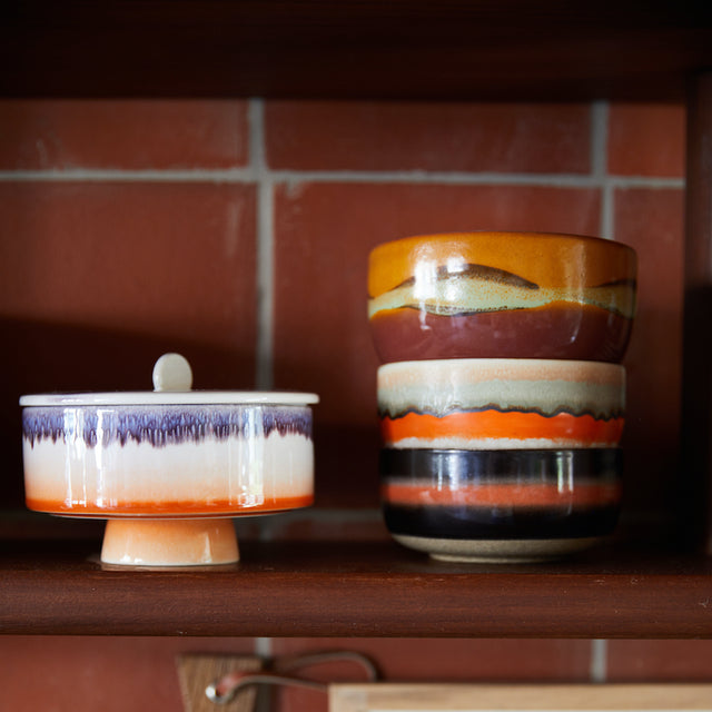 Bonbon Schale Mauve 70s Ceramics - HK Living