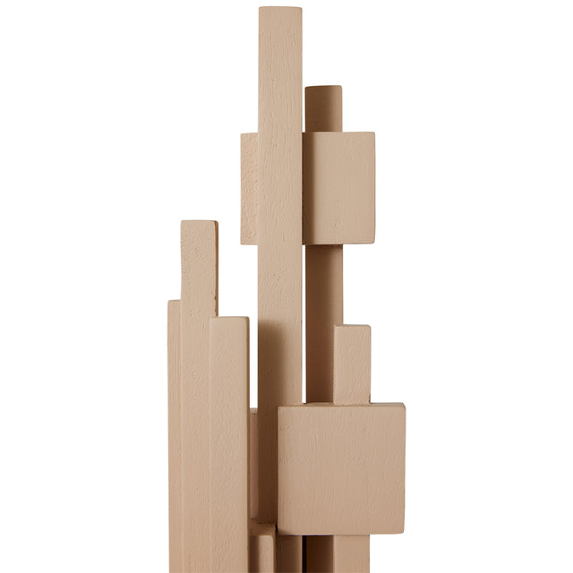 Holzobjekt Skulptur Skyline - HK Living