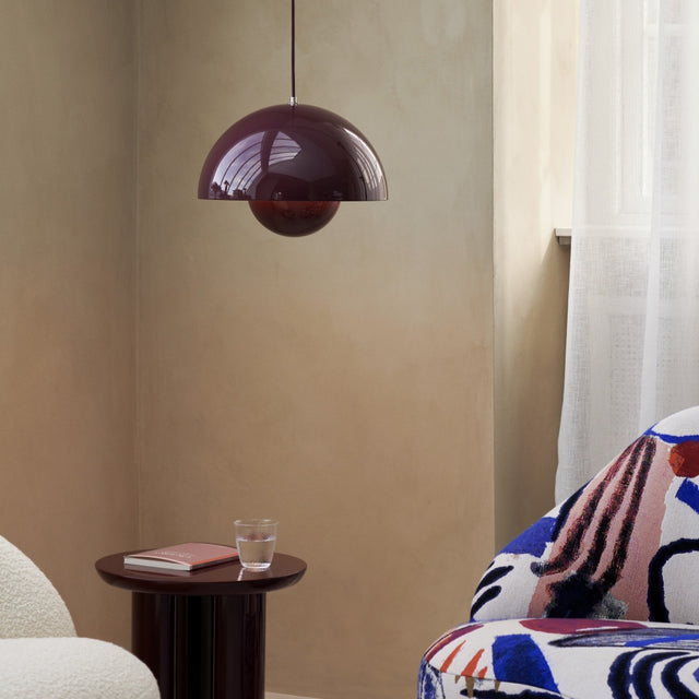 VP7 Flowerpot Pendelleuchte Dark Plum - &Tradition