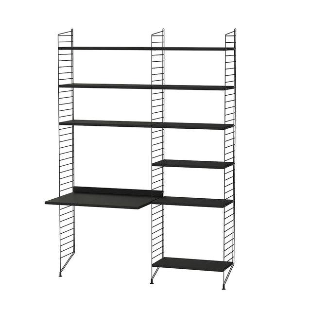 Arbeitsplatz B Komplettset - Regalsystem - Stringfurniture