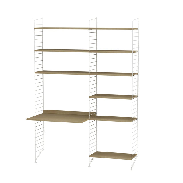 Arbeitsplatz B Komplettset - Regalsystem - Stringfurniture