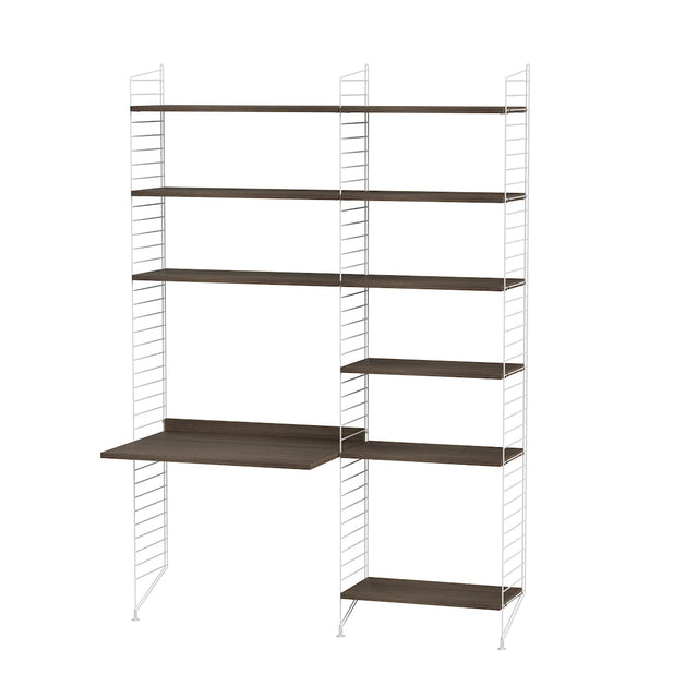 Arbeitsplatz B Komplettset - Regalsystem - Stringfurniture