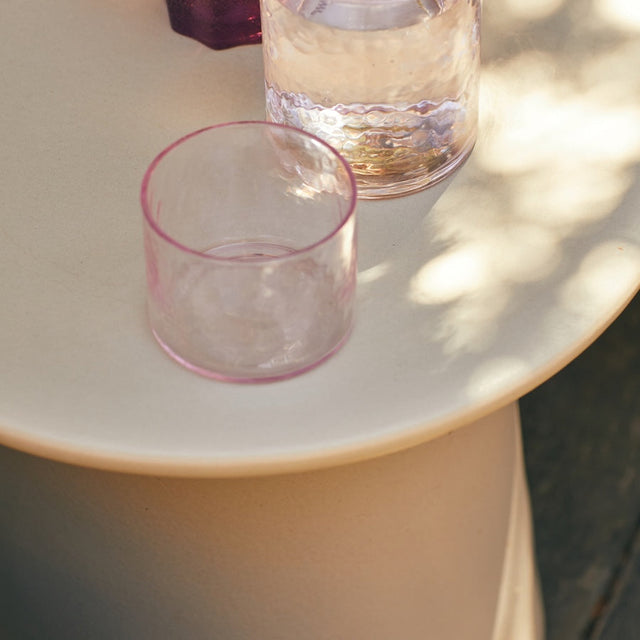 Beistelltisch Earthenware M Keramik Cream (40x40x43 cm) - HKliving