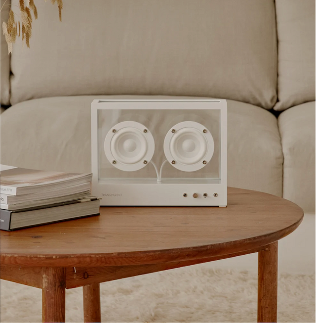 Transparent Speaker Small Weiß - Bluetooth Lautsprecher Box