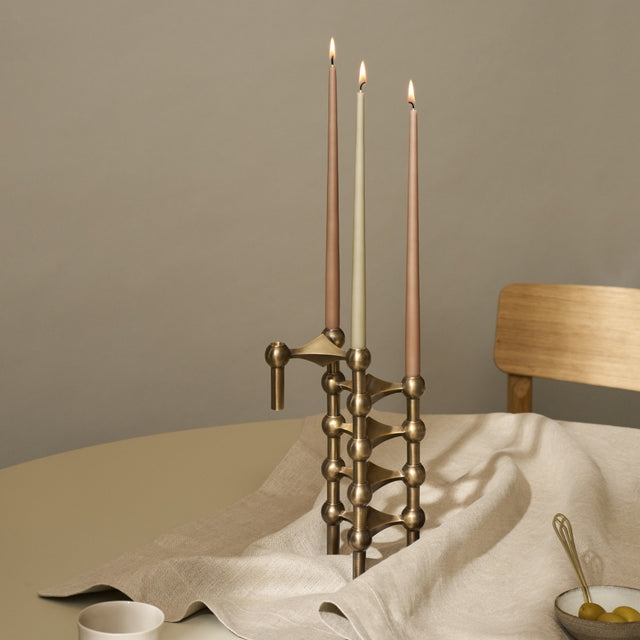 Kerzen im 6er Set Ø 1,3 cm - Stoff Nagel