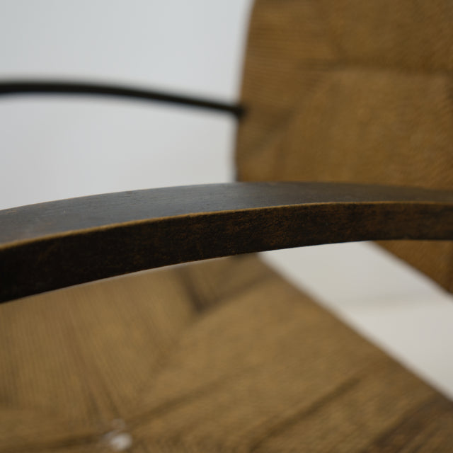 Erich Dieckmann Bauhaus Sessel mit Korbgeflecht - Vintage Stuhl