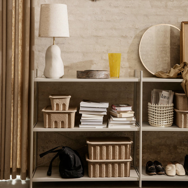 Aufbewahrungsbox klein Paper Pulp (2er Set) - ferm LIVING