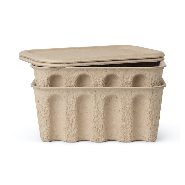 Aufbewahrungsbox klein Paper Pulp (2er Set) - ferm LIVING