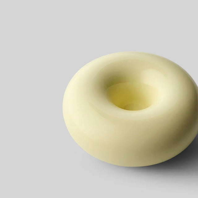 Kerzenhalter aus Keramik BOB Gelb Small - Studio About