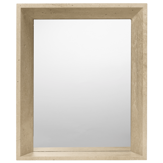 Spiegel Lancet Travertin - ferm LIVING x Utzon