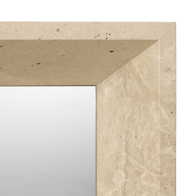 Spiegel Lancet Travertin - ferm LIVING x Utzon