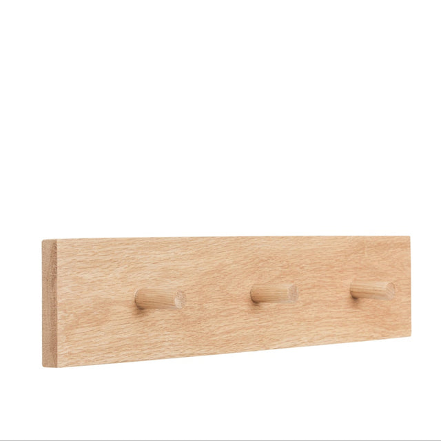 Wandgarderobe Folk aus Holz/Eiche small - Hübsch Interior