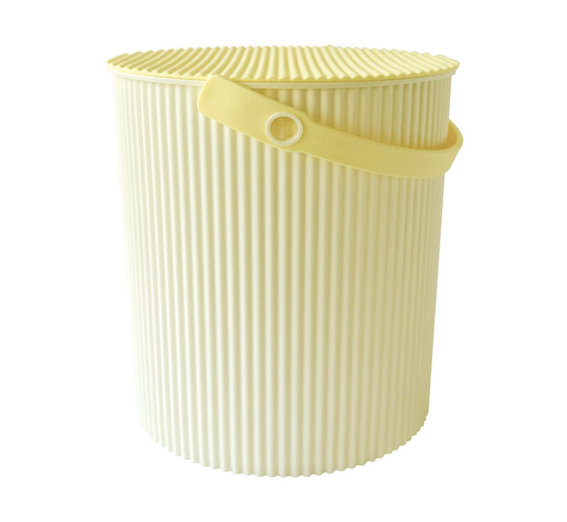 Hachiman Omnioutil Eimer mit Deckel 20 Liter – japanische Designklassiker in der Farbe Lemon