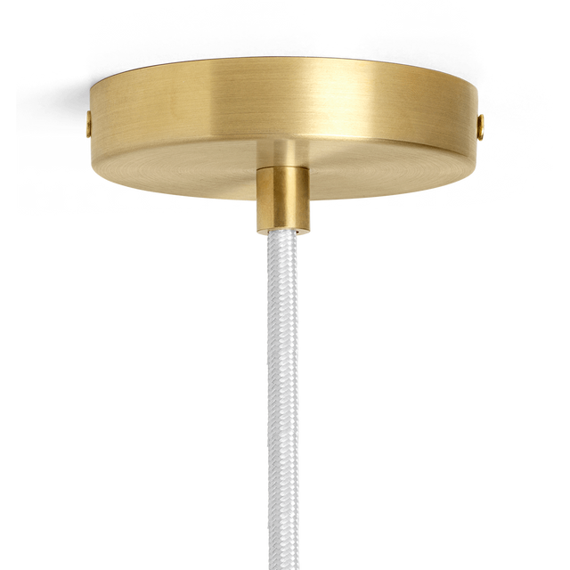 Hängeleuchte Vuelta Weiß 100cm Messing - ferm LIVING