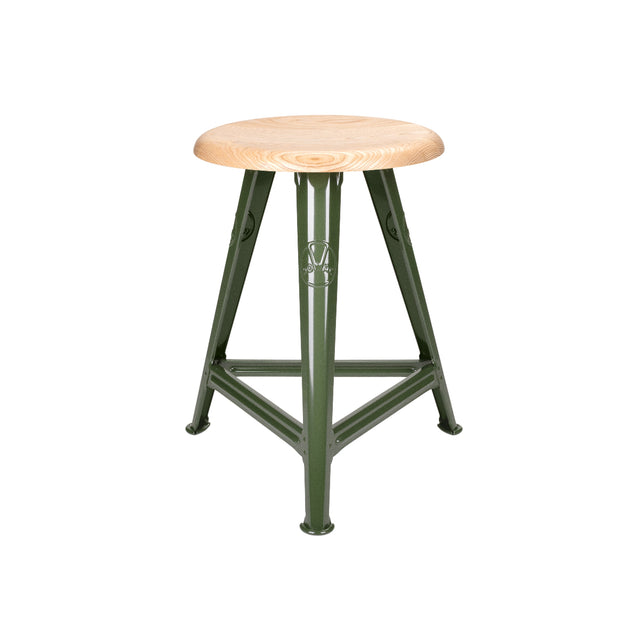 Hocker Schemel Esche 50cm Mountain Green - Rowac