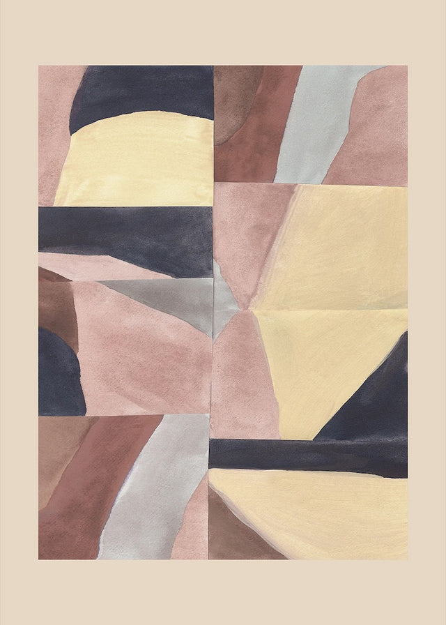 Autumn Forms 02 Kunstdruck Lemon - Paper Collective