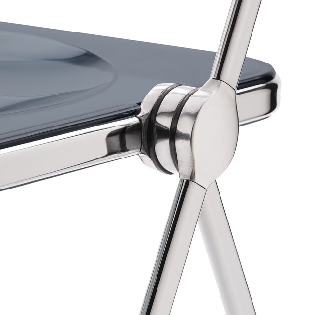 Plia Klappstuhl Chrom Smoky Black - Anonima Castelli
