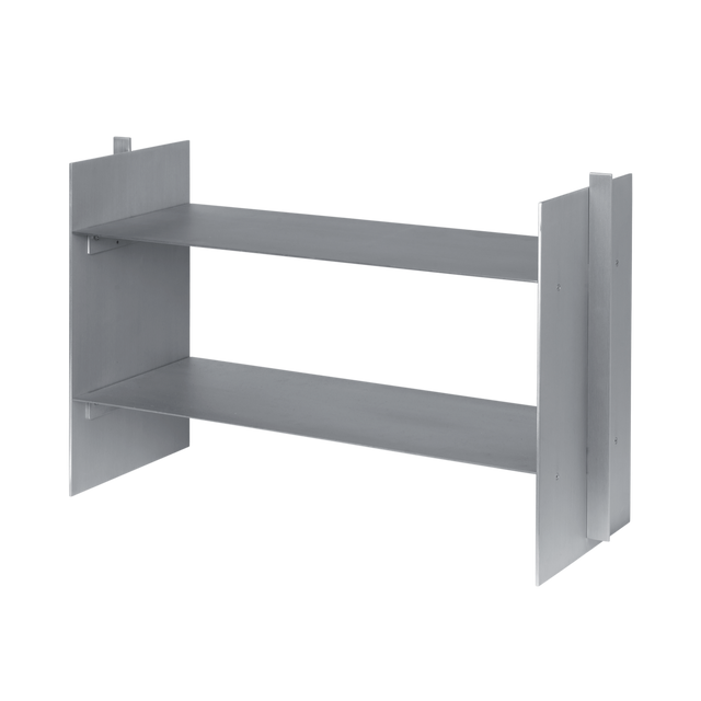 Regal Lager Low Rack Aluminium - ferm LIVING