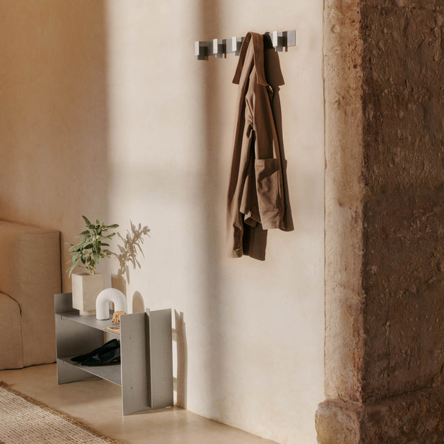 Regal Lager Low Rack Aluminium - ferm LIVING