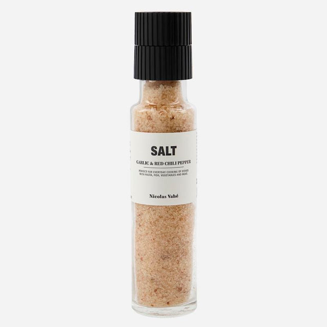 Salz Knoblauch & roter Chili Gewürzmühle - Nicolas Vahé