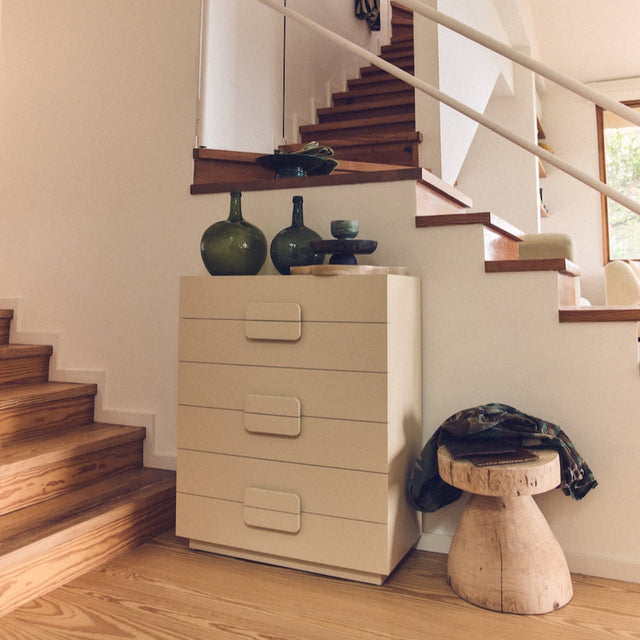 Schubladenschrank Spacious Drawer Cream (80x40,5x98 cm) - HK Living