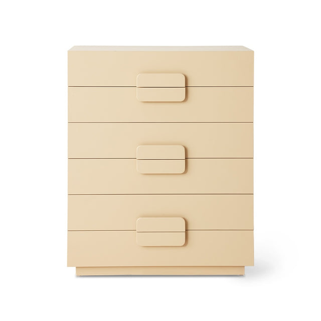 Schubladenschrank Spacious Drawer Cream (80x40,5x98 cm) - HK Living