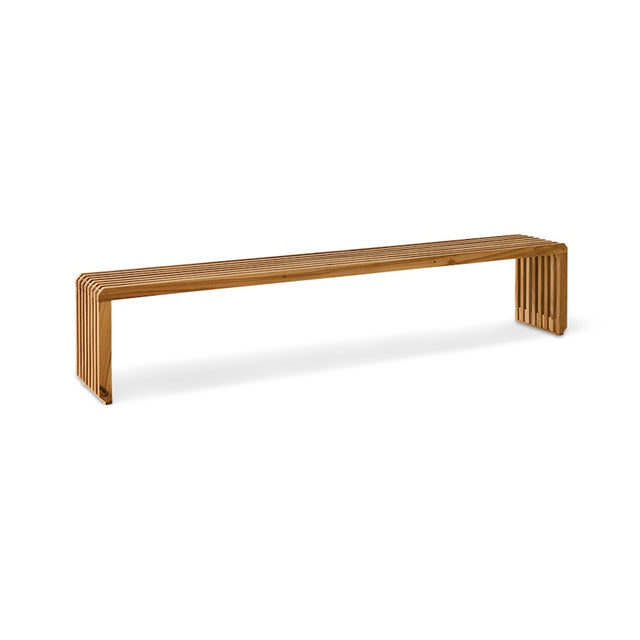 Slatted Bench XL Teak Moderne Bank 180x27 - HK Living