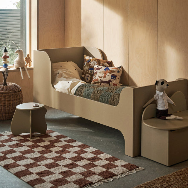 Teppich Mara Rust/Warm Sand waschbar 80X150 - ferm LIVING