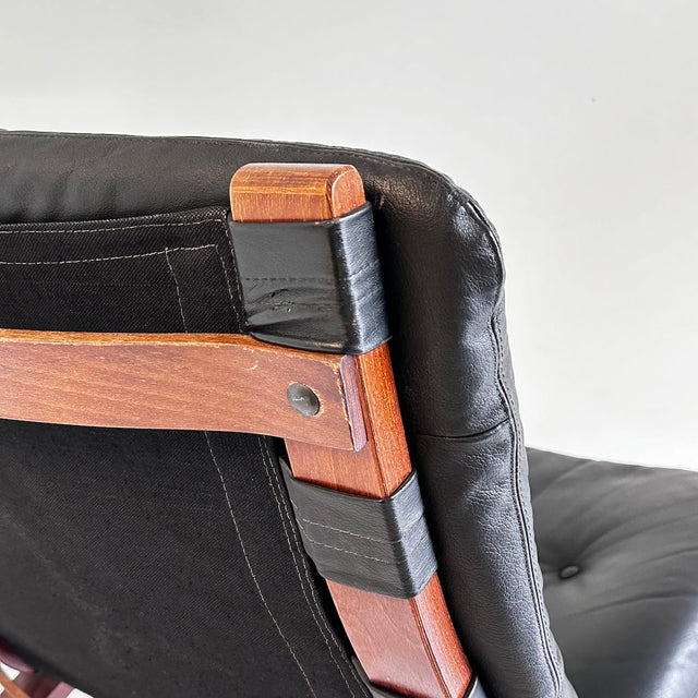 Vintage Sessel mit Ottoman Siesta - Ingmar Relling für Rybo Rykken Co