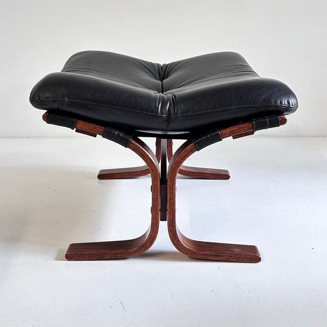 Vintage Sessel mit Ottoman Siesta - Ingmar Relling für Rybo Rykken Co