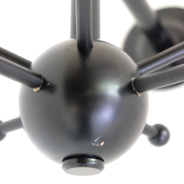 Vintage Garderobe Sputnik schwarz - Osvaldo Borsani Space Age