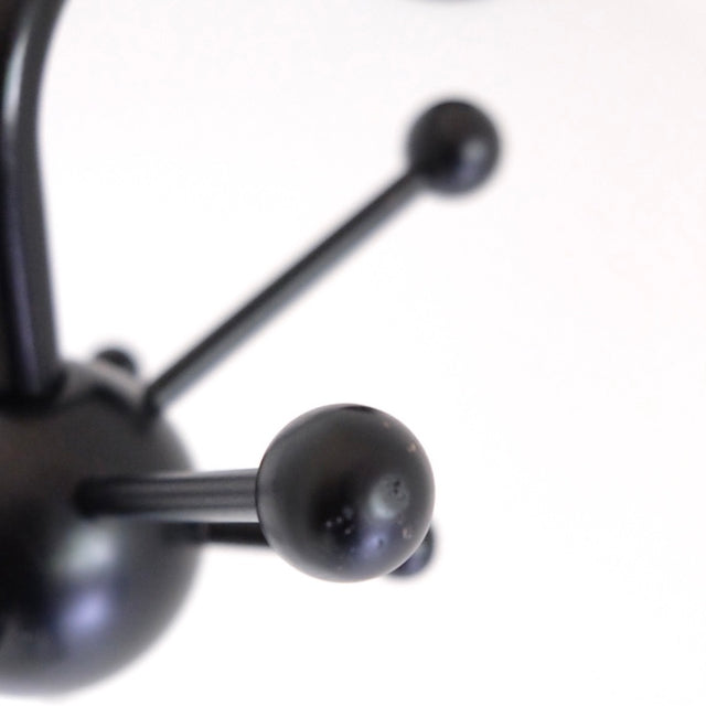 Vintage Garderobe Sputnik schwarz - Osvaldo Borsani Space Age