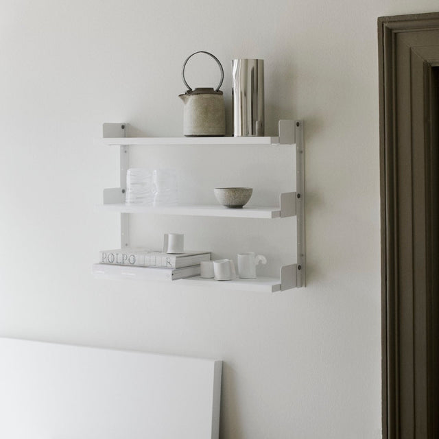 Wandregal Tea Shelf Weiss - New Works